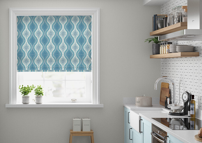 Deco, Peacock - Roman Blind - Image 3